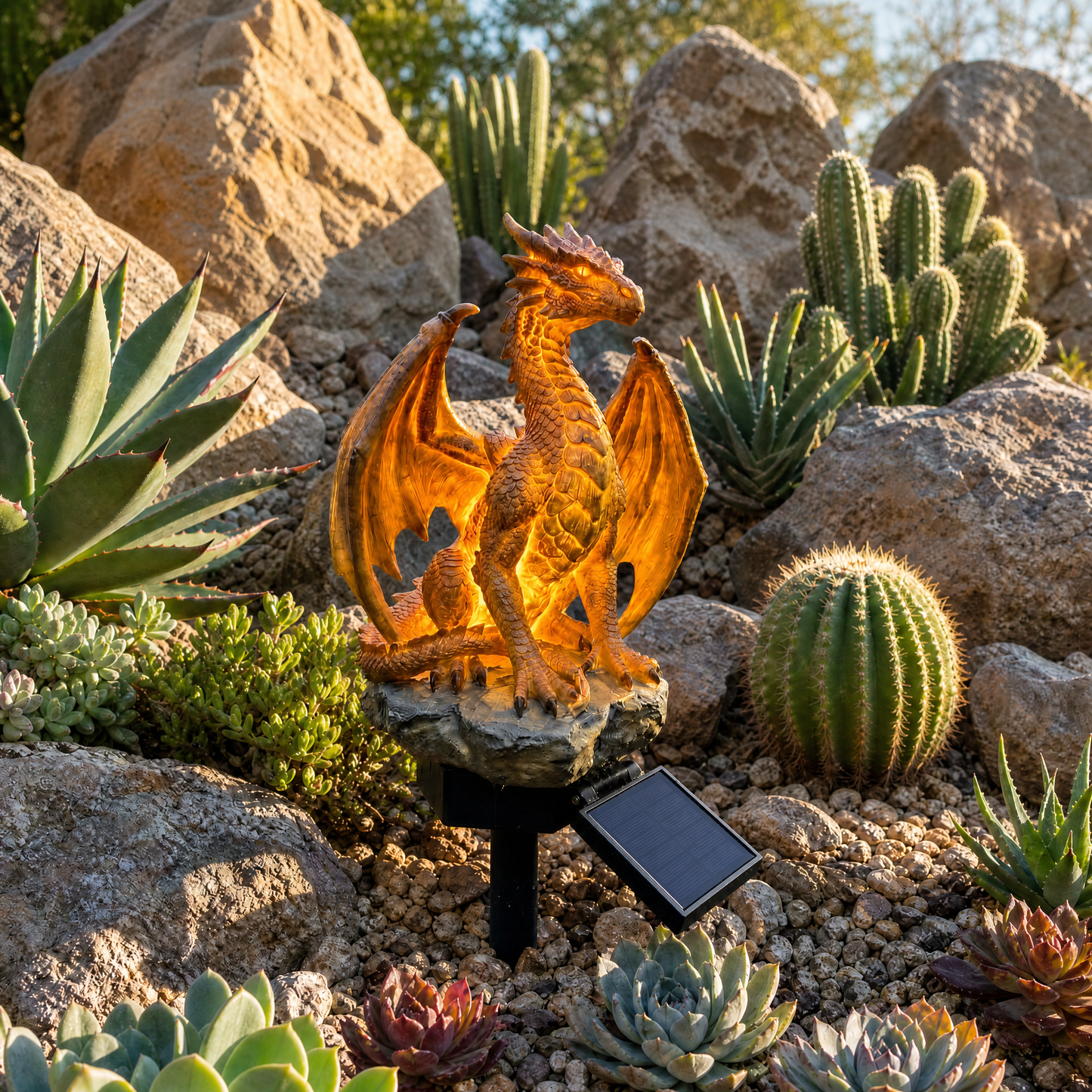 🐉Dragon Legacy Golden Ember Editie – Tuinlamp op Zonne-energi