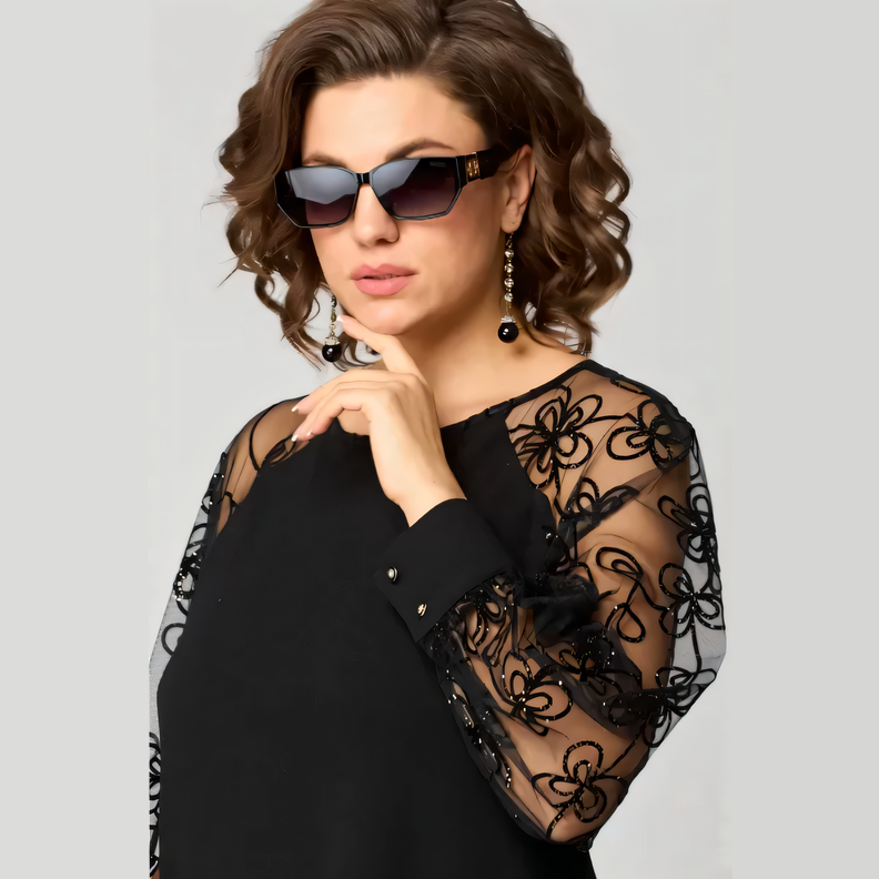 ⭐ 2025 Nieuwe Kanten Jurken Met Ronde Hals