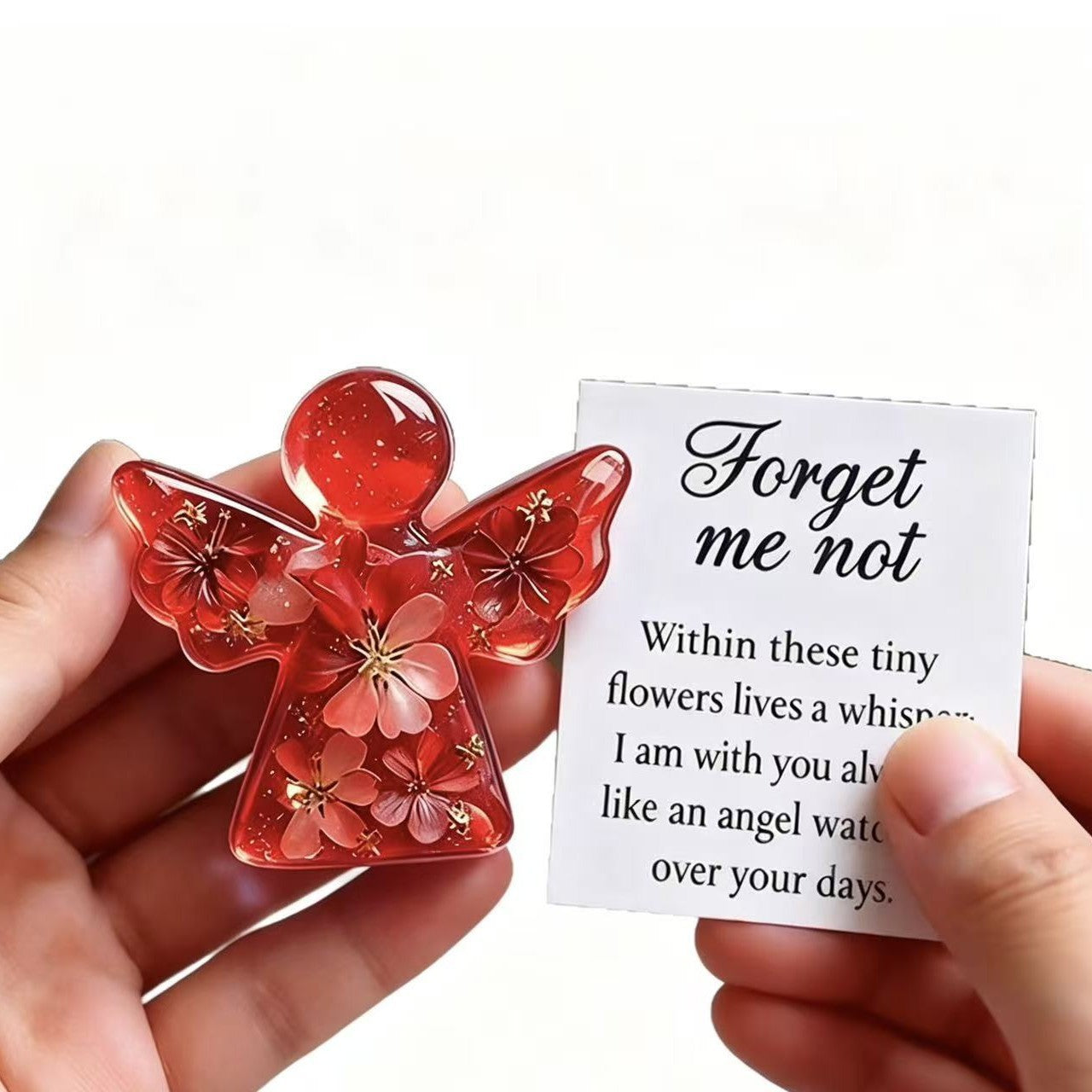 Vergeet-me-nietjes - Engeltjes Souvenirs, een geschenk van eeuwige herinnering, troost en hoop.