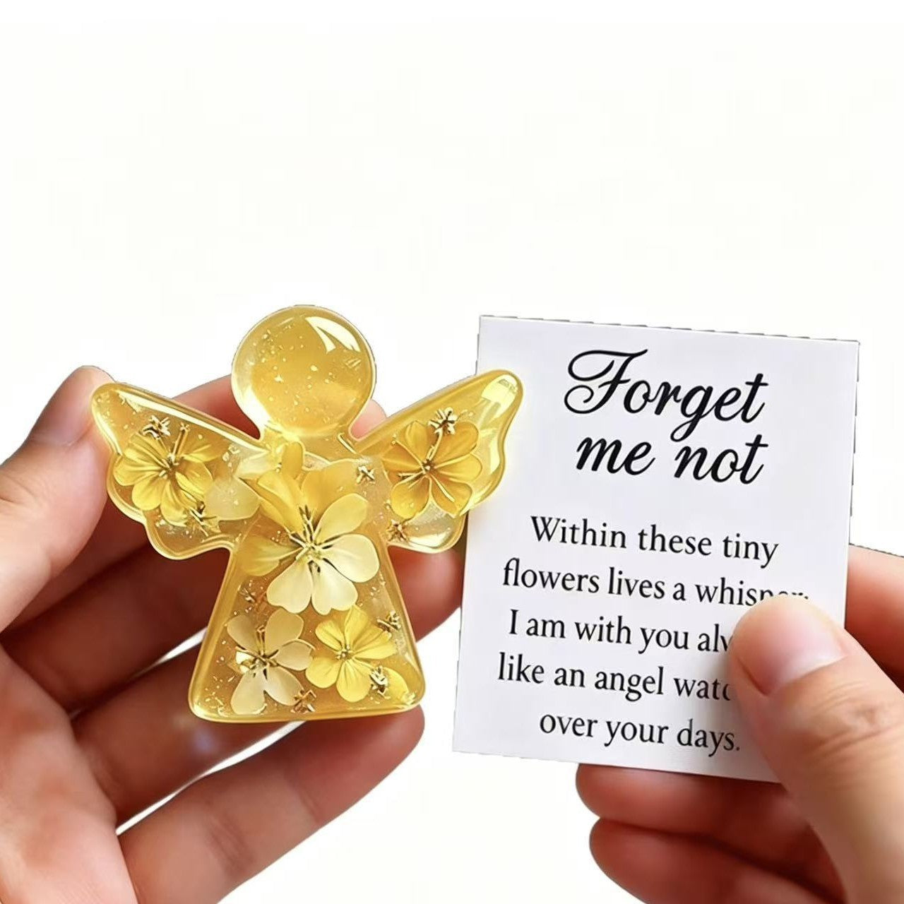 Vergeet-me-nietjes - Engeltjes Souvenirs, een geschenk van eeuwige herinnering, troost en hoop.