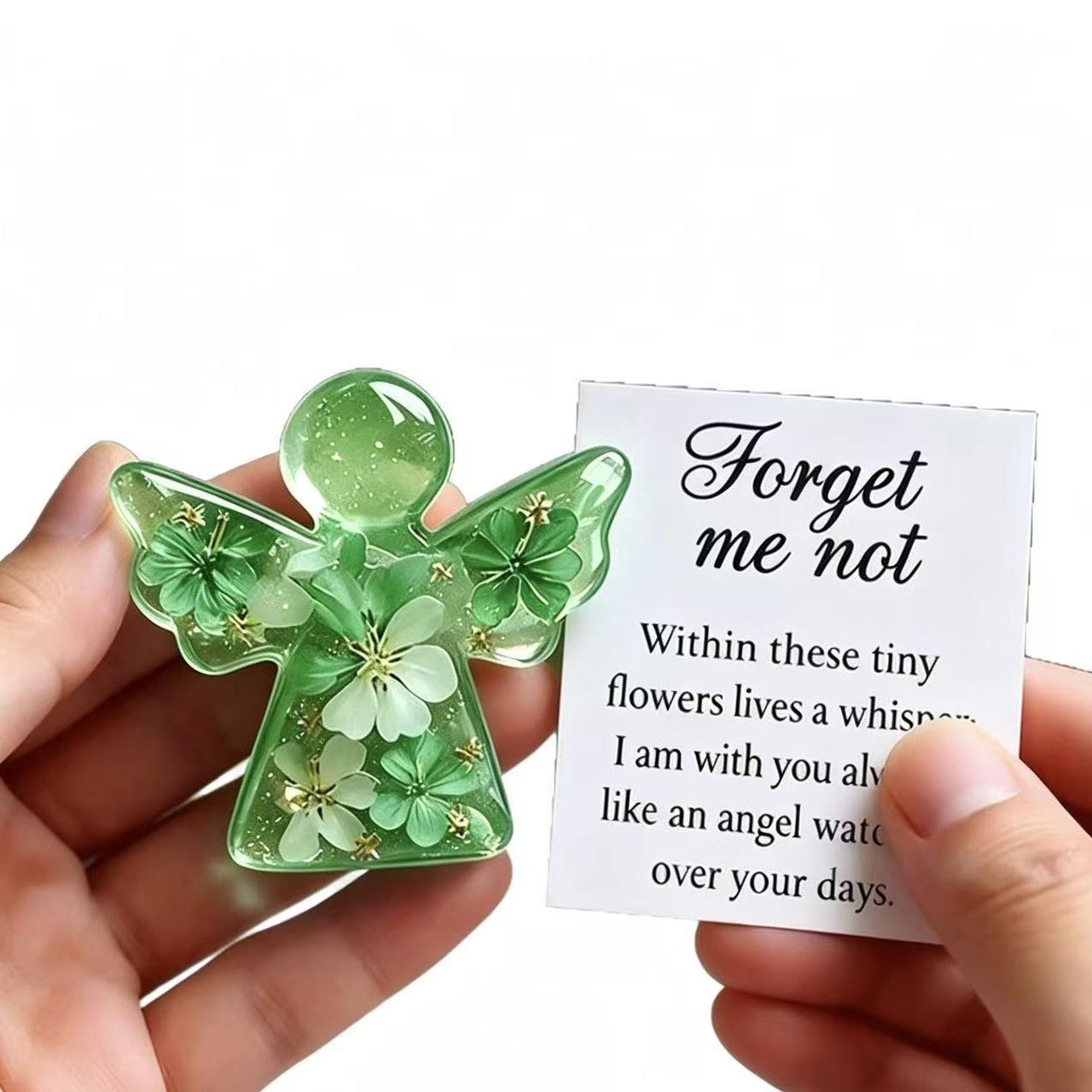 Vergeet-me-nietjes - Engeltjes Souvenirs, een geschenk van eeuwige herinnering, troost en hoop.