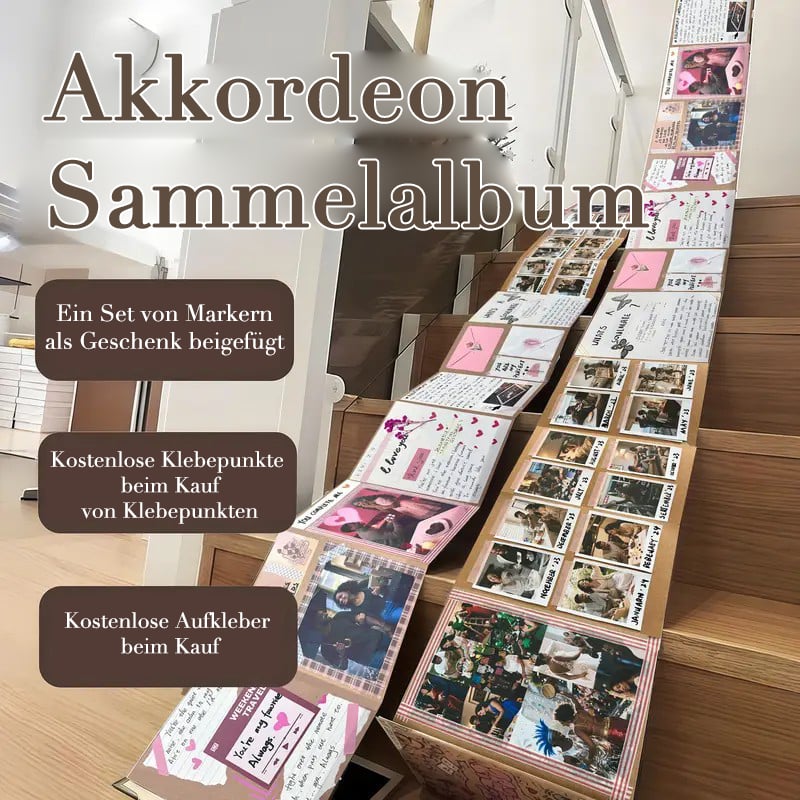 ✨De herinneringenbewaarder: 230 cm opvouwbaar plakboekalbum 📚