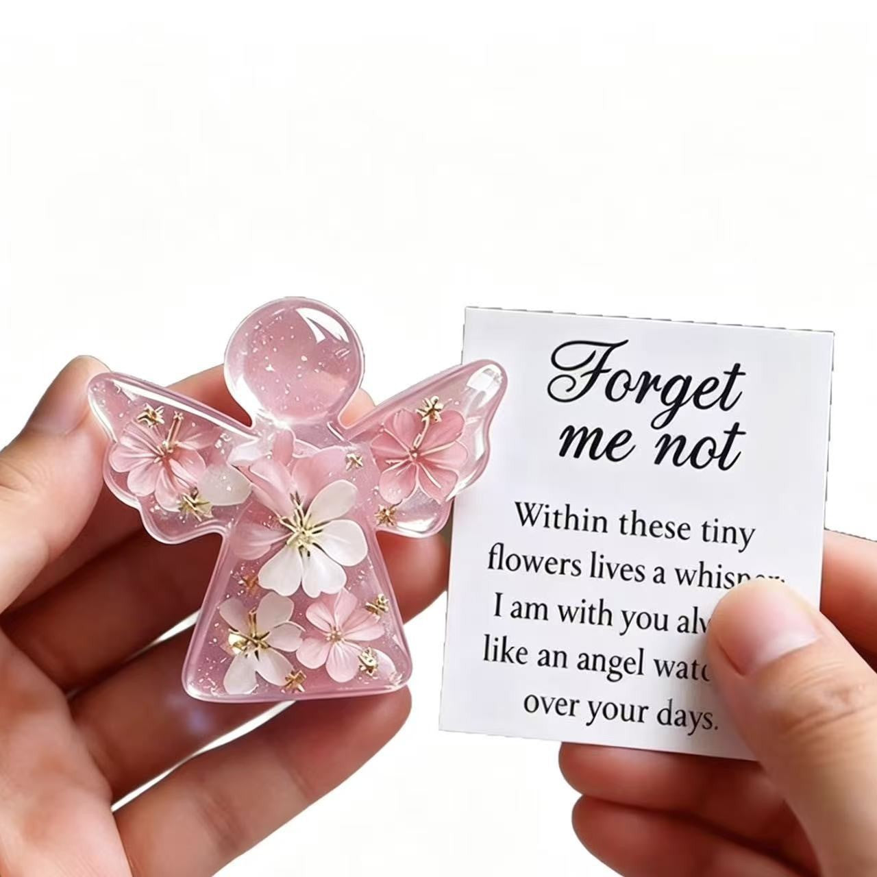 Vergeet-me-nietjes - Engeltjes Souvenirs, een geschenk van eeuwige herinnering, troost en hoop.