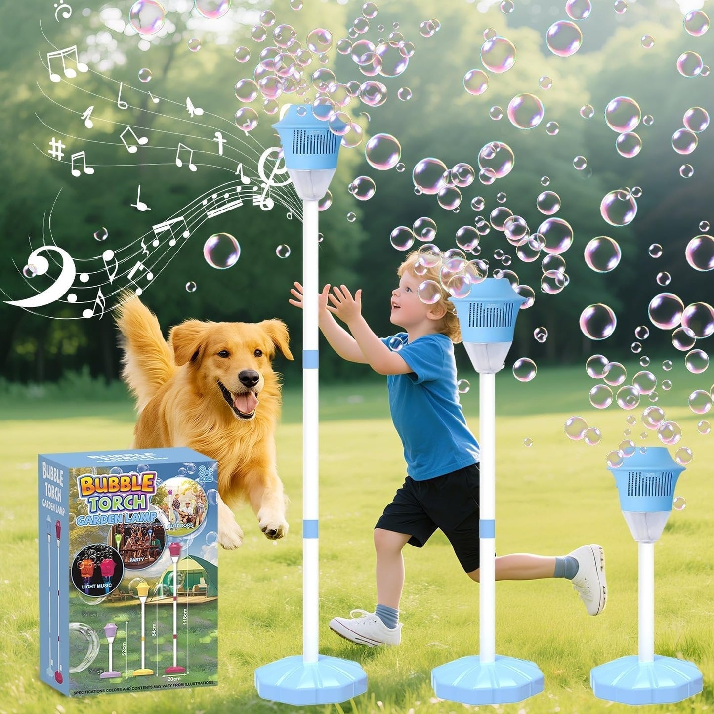 Automatische staande bellenblaasmachine — tovert direct een dromerige bellenregen tevoorschijn! ✨