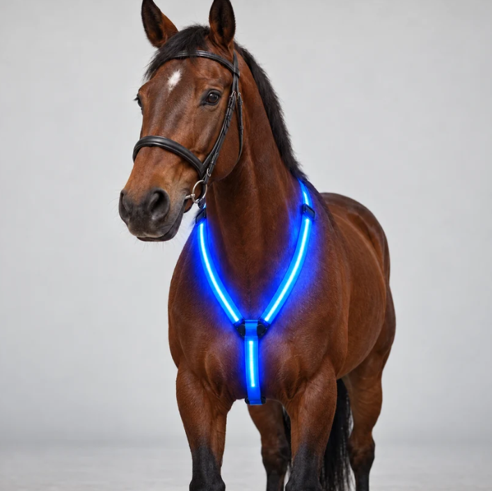 🐎 Lichtgevende paardrijset