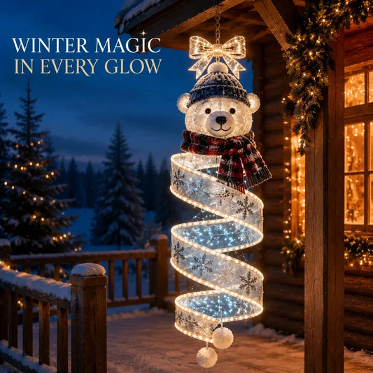 Kerstmagie Spiraalvormige Hangende LED-verlichting Collectie