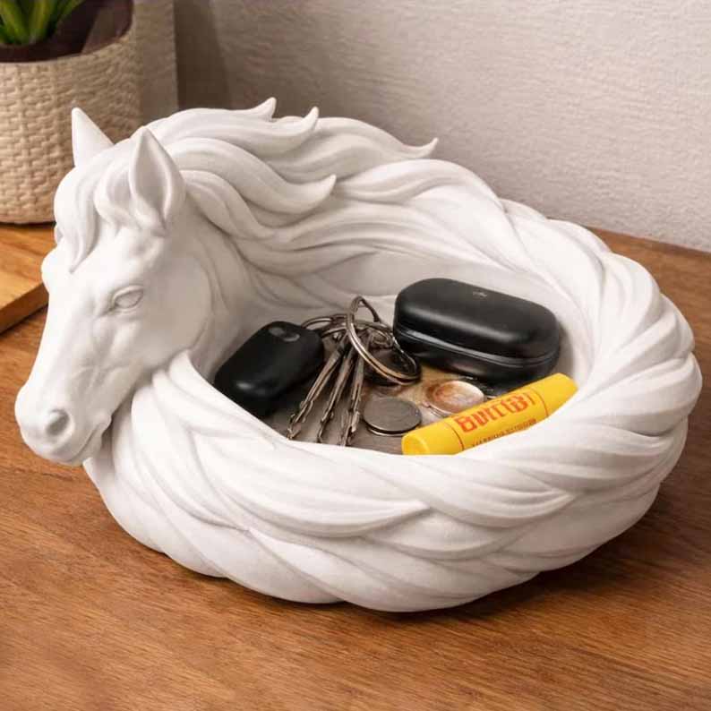 Paardenvormige opbergschaal