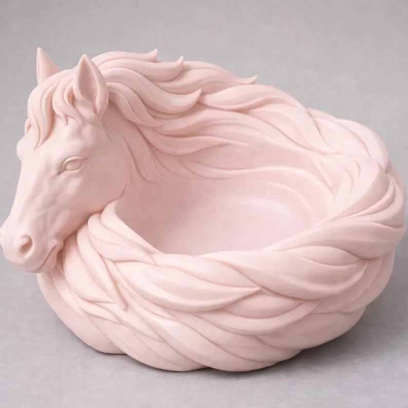 Paardenvormige opbergschaal