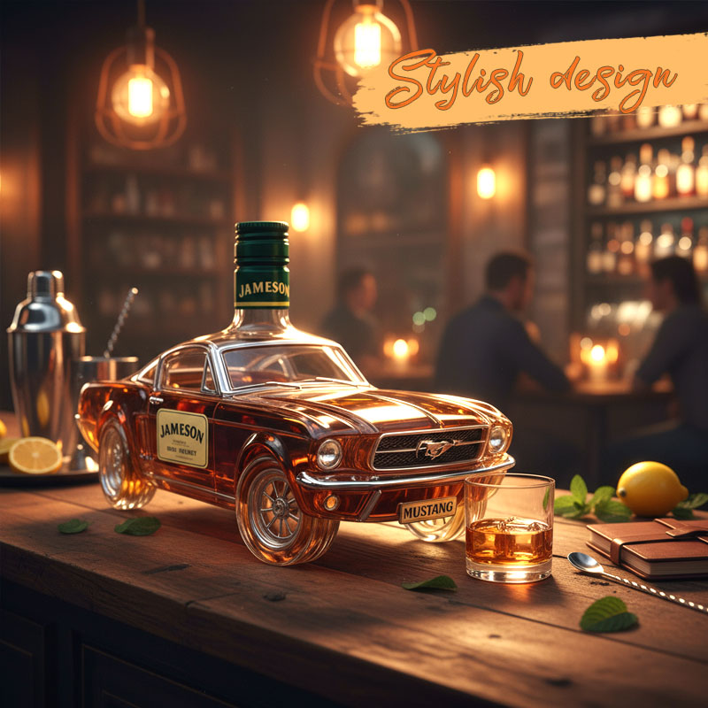 Bronco Whiskyflasche