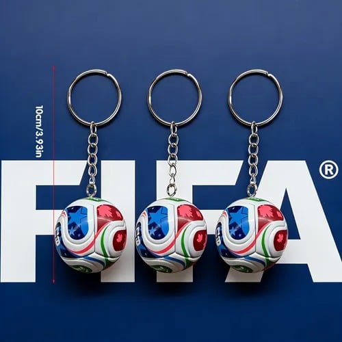 Sleutelhanger FIFA Wereldkampioenschap 2026 VS-MEX-CAN: Draag de geest van het spel overal met je mee ✨