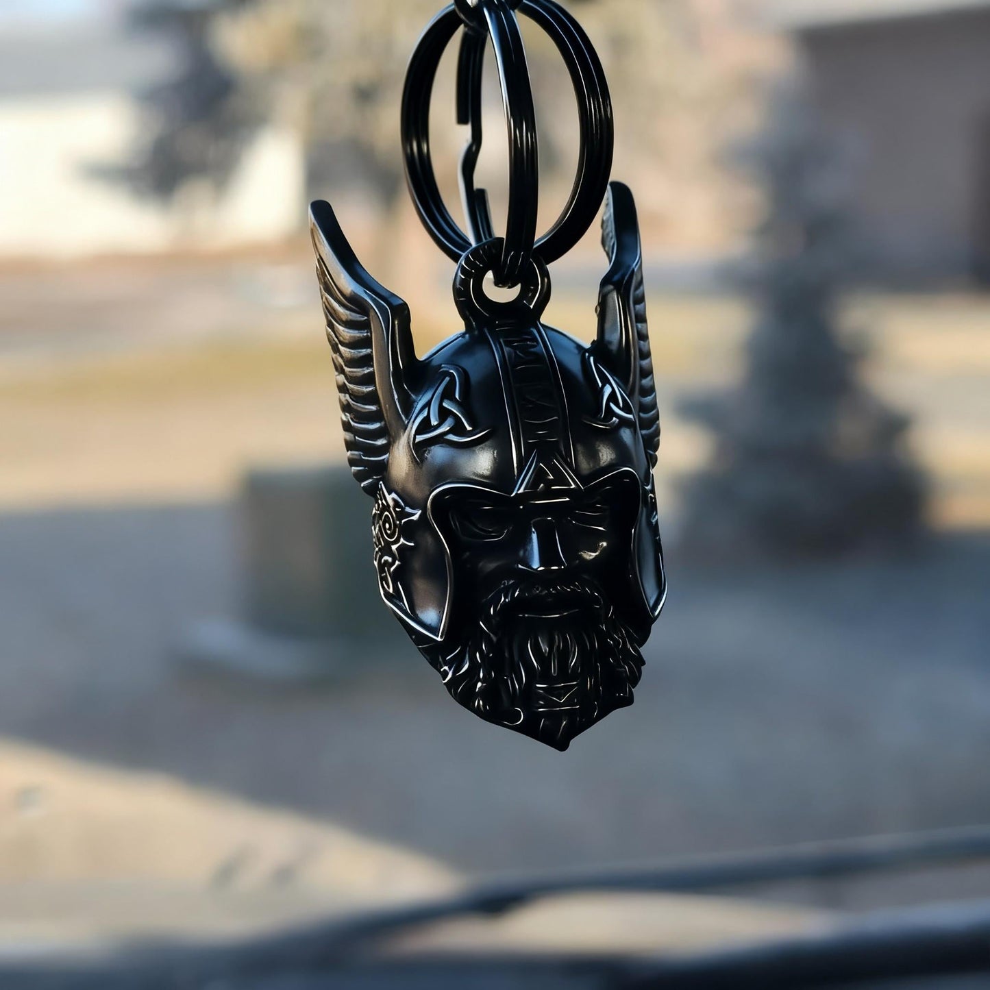 🛡️  Odin's Viking-talisman sleutelhanger beschermingsamule 🔔