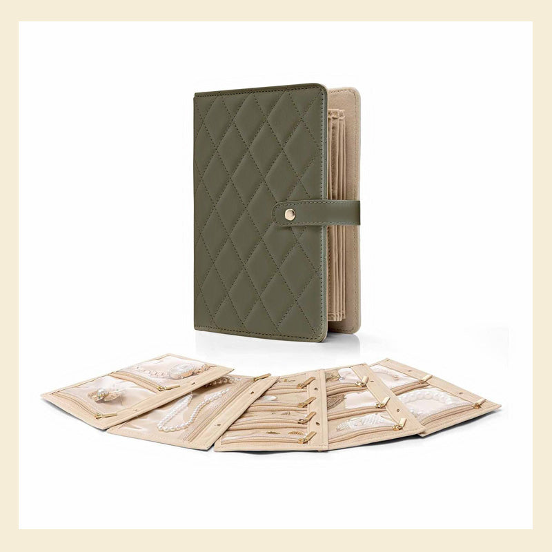 Vikbar smyckes organiser/vouwbare juwelen organiser