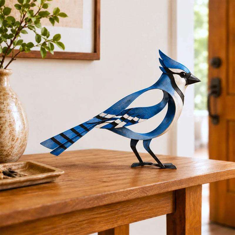 🕊️Elegant en minimalistisch metalen vogelsculptuur – Vluchtige momenten van lichtheid in de natuur!