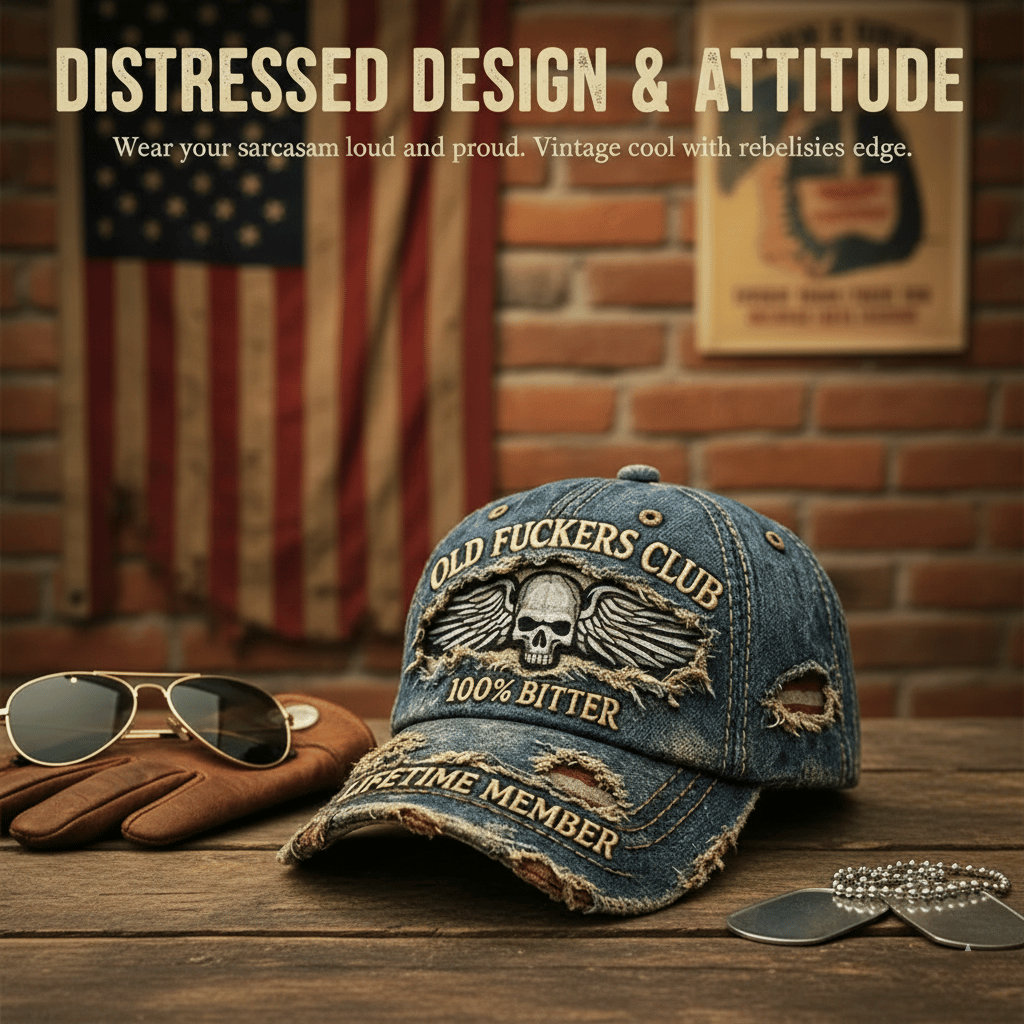 🧢Oude Klootzakkenclub – Vintage baseballpet