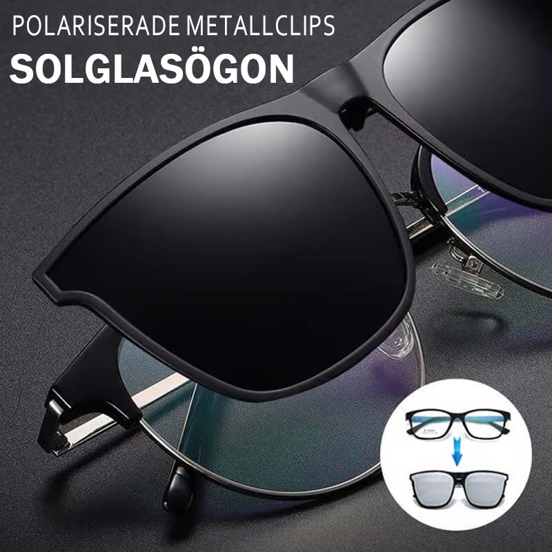 Nieuwe gepolariseerde clip-on zonnebril met flip-up ontwerp