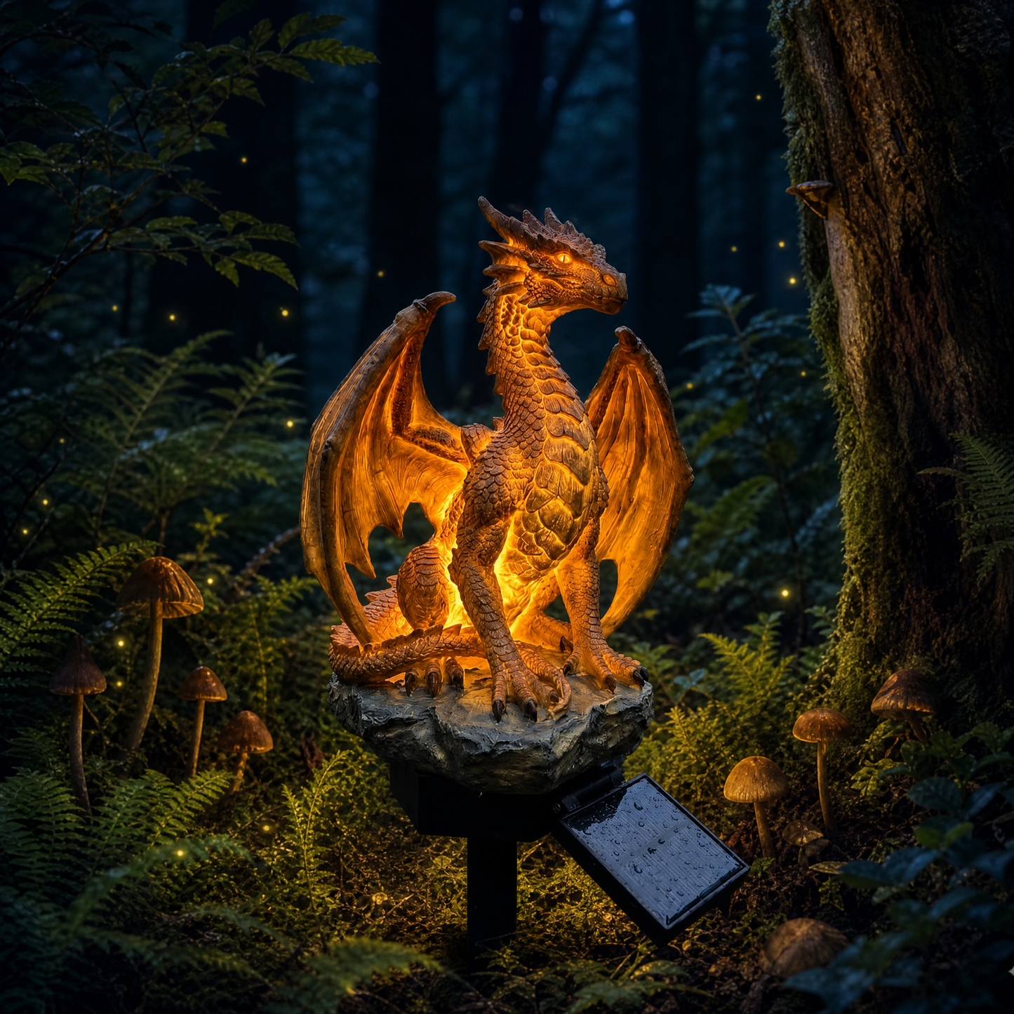🐉Dragon Legacy Golden Ember Editie – Tuinlamp op Zonne-energi