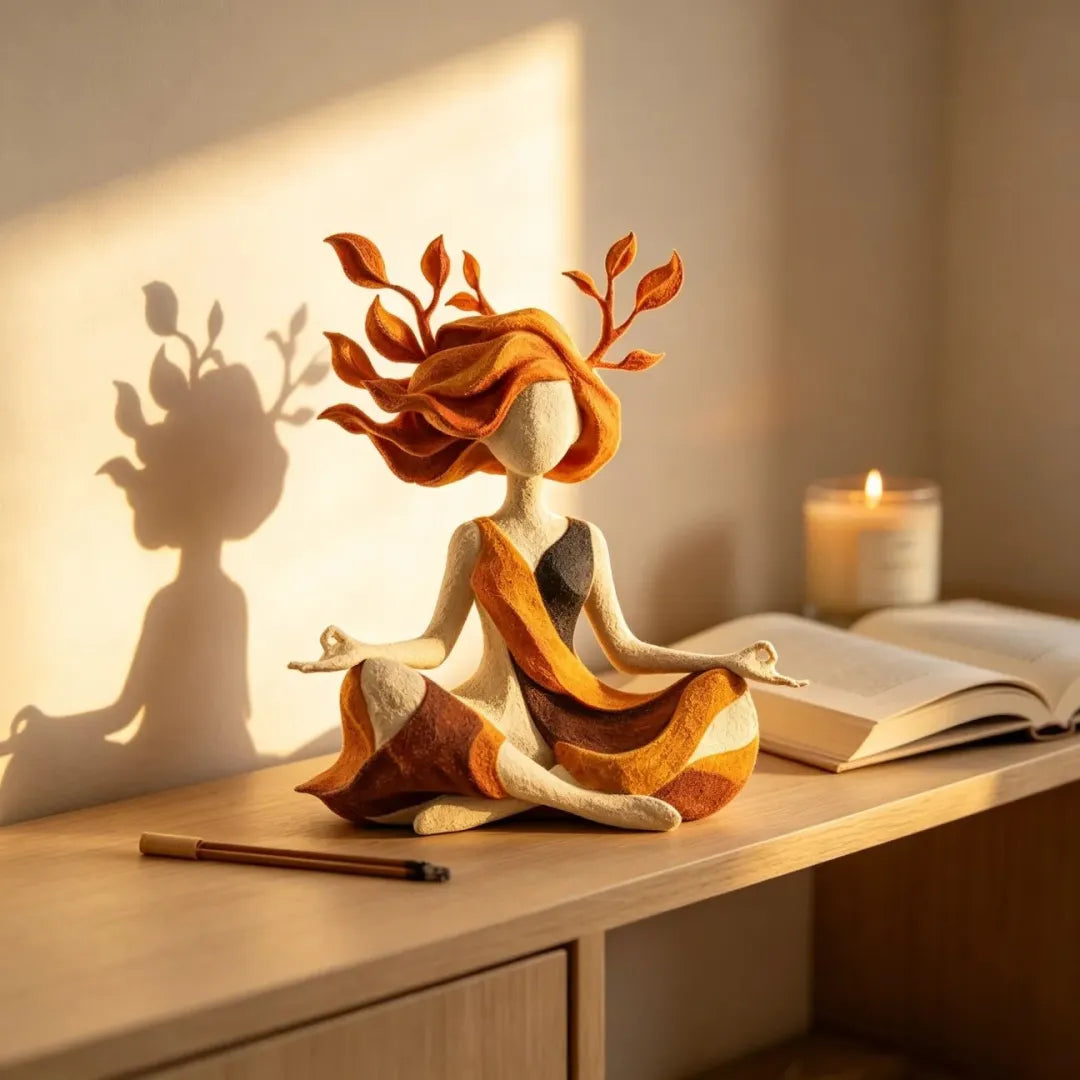 🧘‍♀️🌿 Beeld van de Godin van de Natuur — Breng pure rust en elegantie in huis! ✨