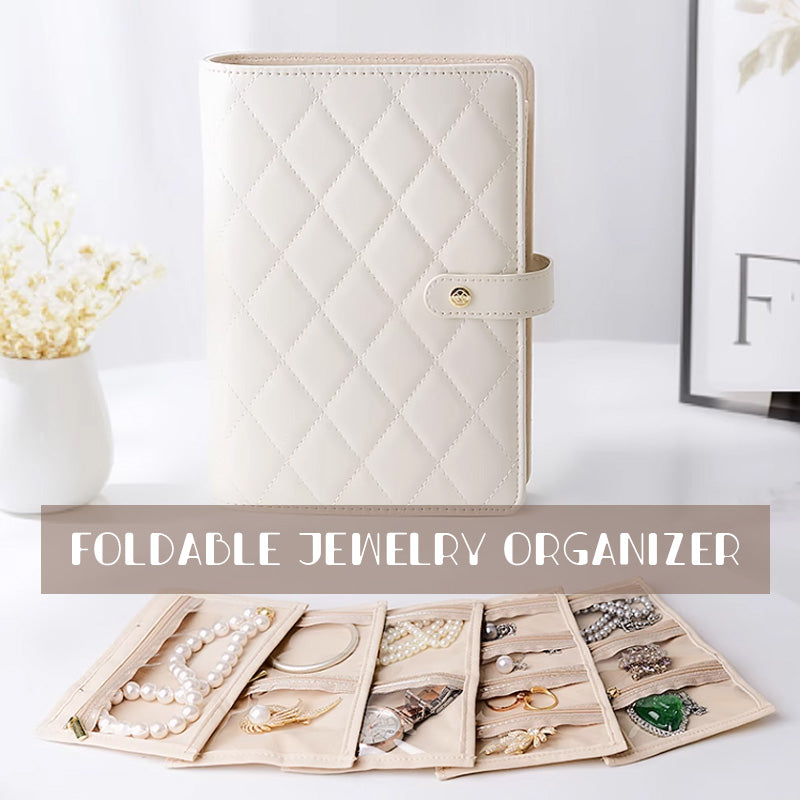 Vikbar smyckes organiser/vouwbare juwelen organiser