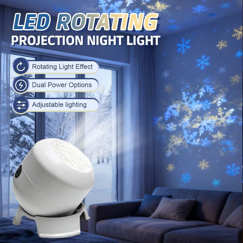 🌙 LED-draaibare projectie nachtlamp