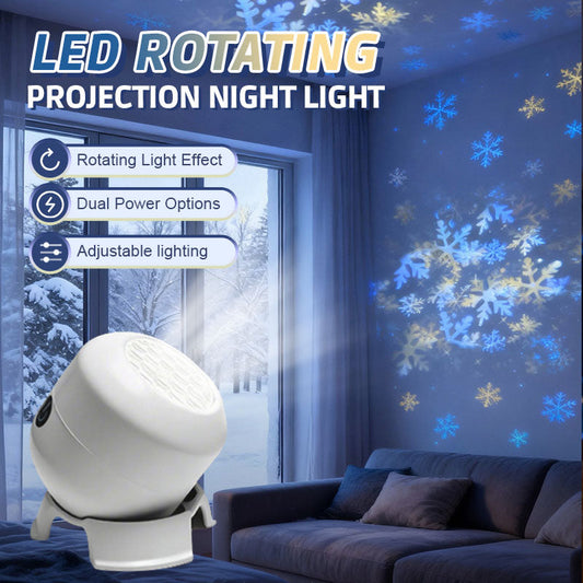 🌙 LED-draaibare projectie nachtlamp