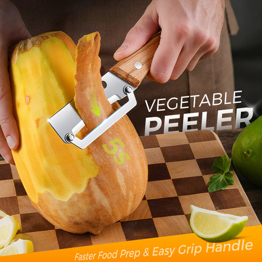 🥕 2 KOPEN, 1 GRATIS! 🔥 Multifunctionele groenteschiller voor in de keuken – roestvrijstalen mes, ergonomische handgreep en perfect voor fruit en groenten ✨