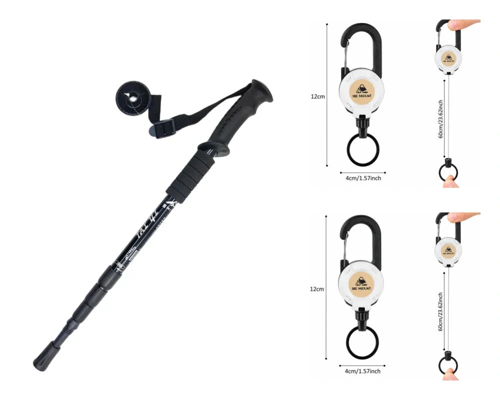 Verstelbare aluminium wandelstok