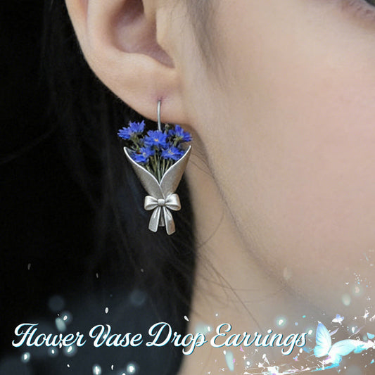 Bloemenvaas oorbellen 🌸