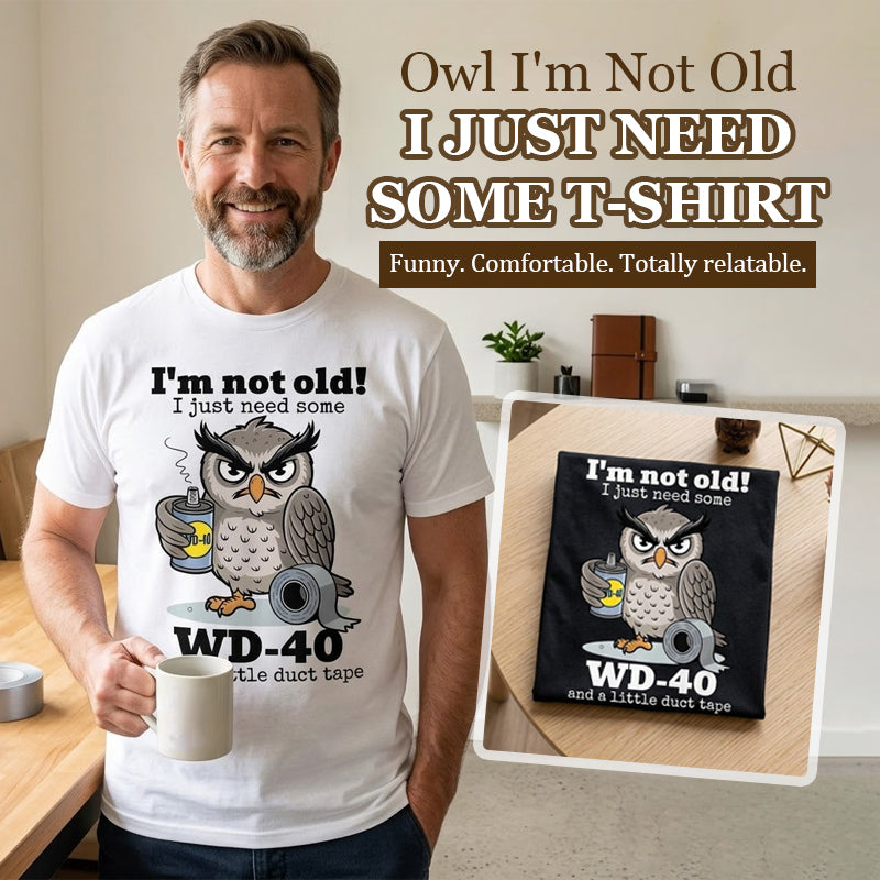 Uil: Ik ben niet oud, ik heb gewoon wat T-shirts nodi