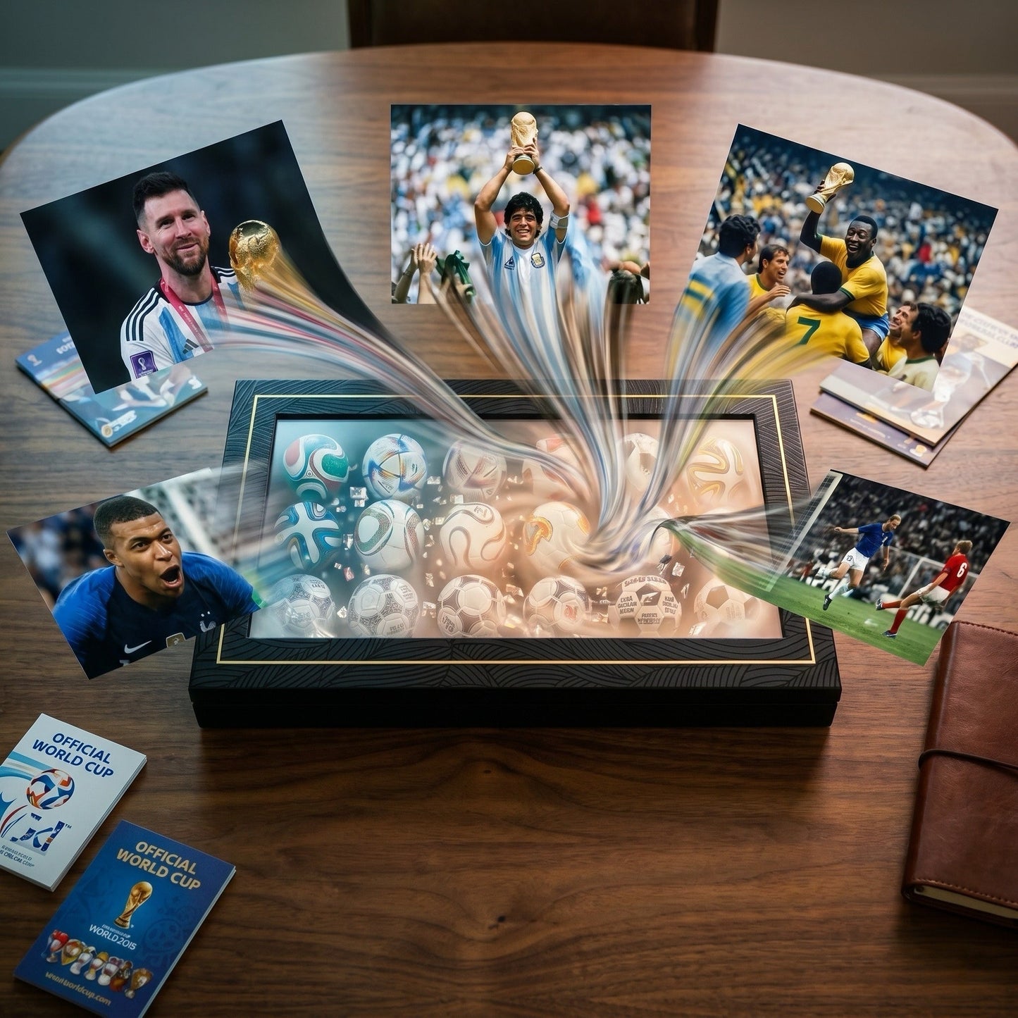🔥WK-uitverkoop 2026! Collectie minivoetballen (1970–2026) ! ⚽
