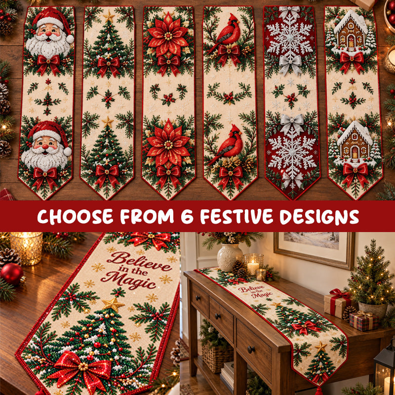 ✨ DIY-pakket voor een kerst-diamond painting-tafelloper