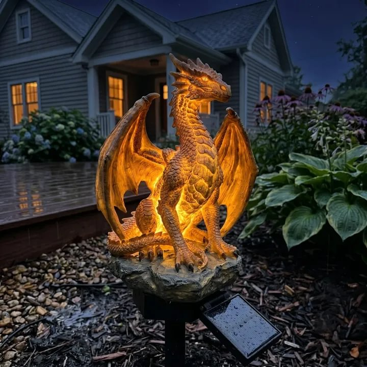 🐉Dragon Legacy Golden Ember Editie – Tuinlamp op Zonne-energi