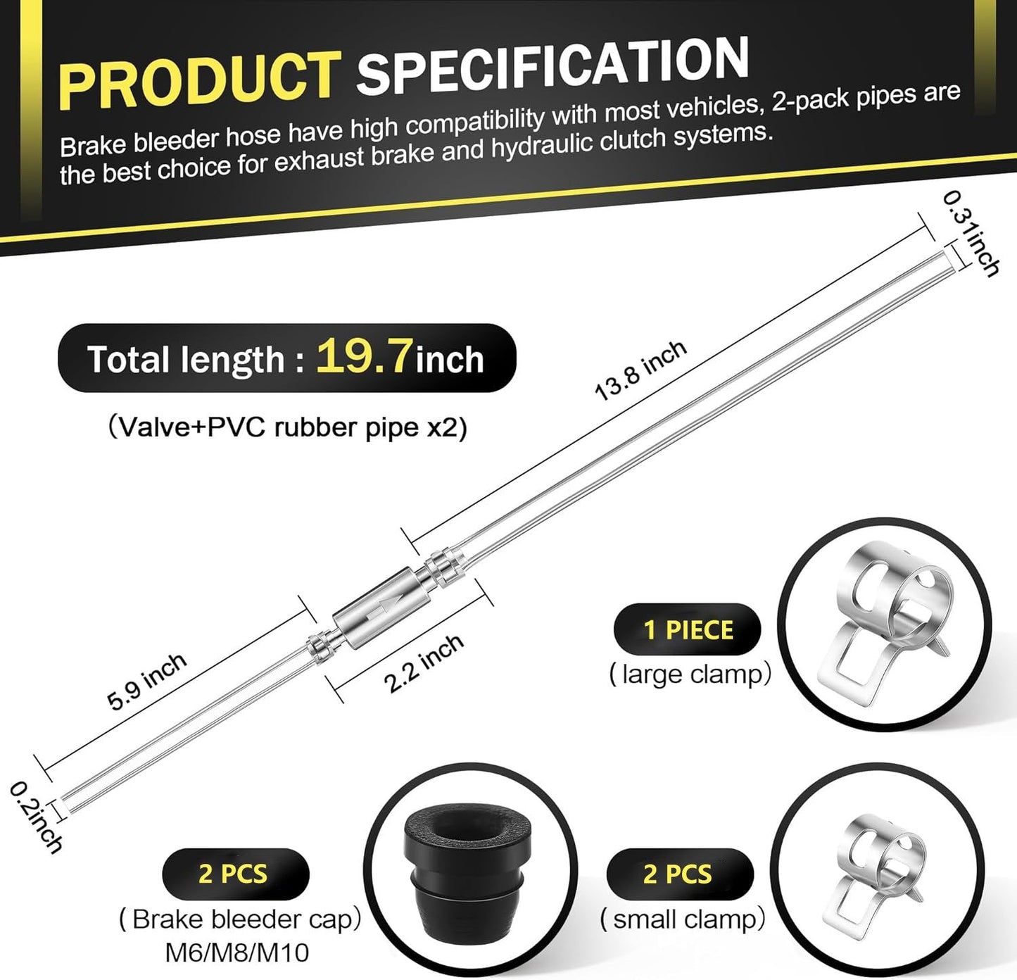 💥Remontluchtingsslang - Ontluchtingsgereedschapsset voor auto motorfiets koppeling