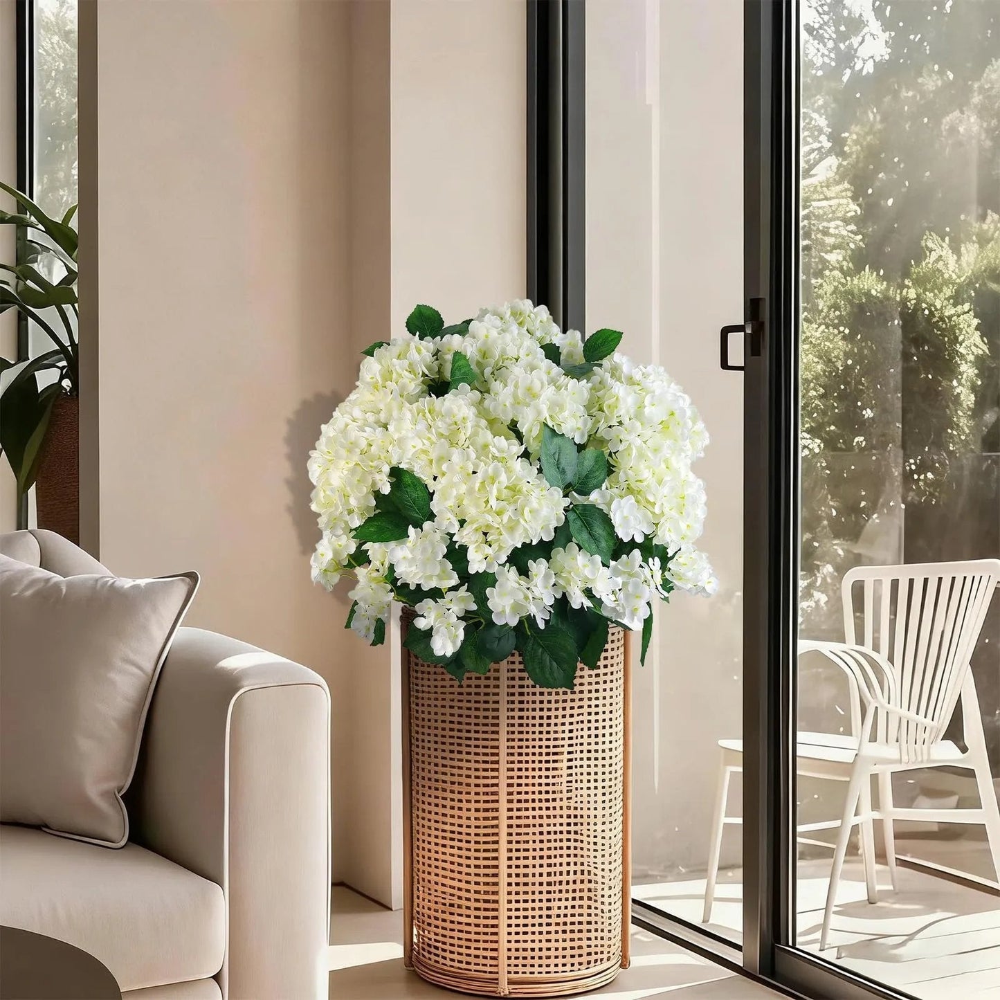 🌼Kunstmatige hortensia's voor buiten – UV-bestendig, waterdicht en windbestendig💐🌸