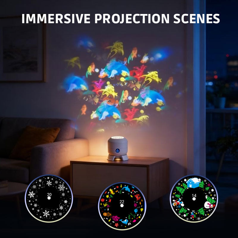 🌙 LED-draaibare projectie nachtlamp