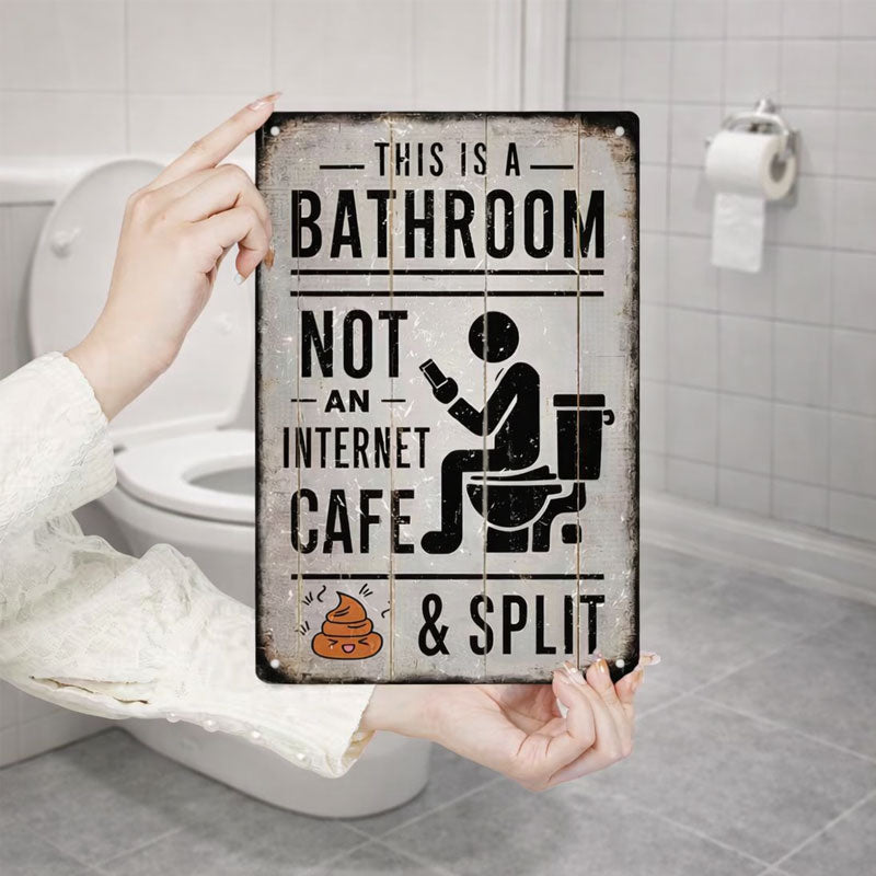 🚽 Dit is een badkamer, geen internetcafé