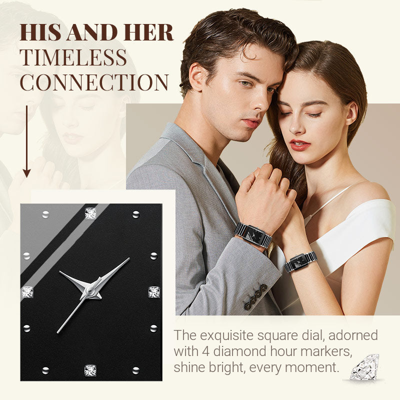 ⌚ Elegant horloge met keramische band — 3ATM waterbestendig, quartz, inclusief geschenkdoos