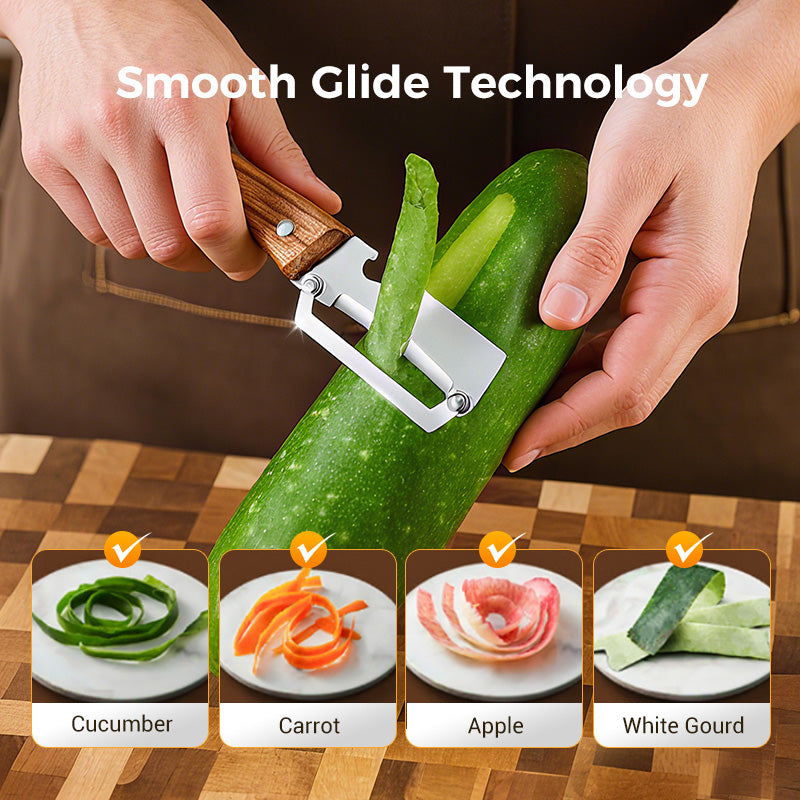 🥕 2 KOPEN, 1 GRATIS! 🔥 Multifunctionele groenteschiller voor in de keuken – roestvrijstalen mes, ergonomische handgreep en perfect voor fruit en groenten ✨