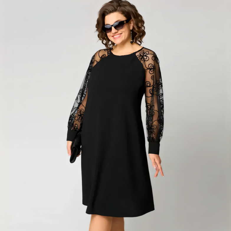 ⭐ 2025 Nieuwe Kanten Jurken Met Ronde Hals