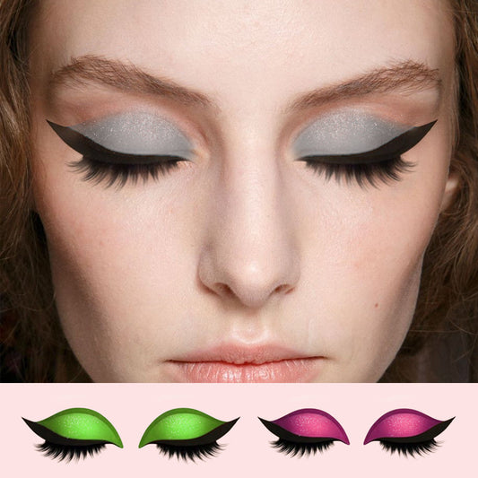 Oogschaduw wimpers make-up stickers
