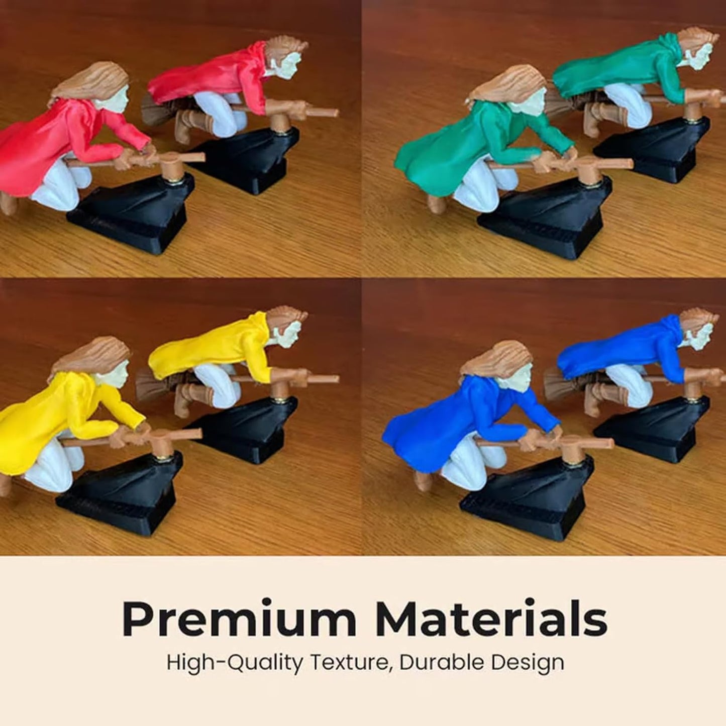 🚗Fantasy-autodecoratie – 🧙‍♀️Heksen- en tovenaarsbezemsteel-dashboard-drift-ornamenten✨