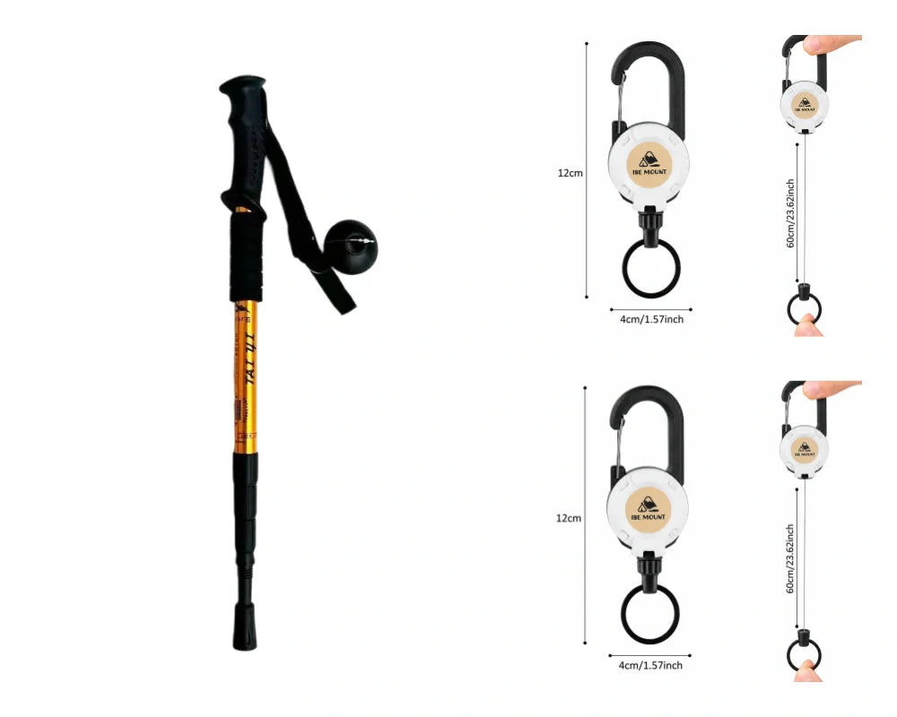 Verstelbare aluminium wandelstok