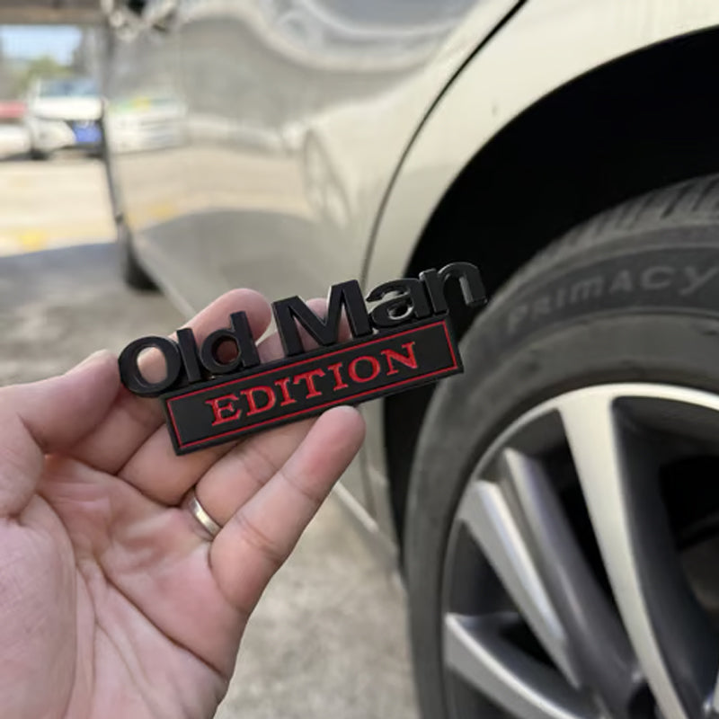 🚗Oude Man Editie-Autoembl