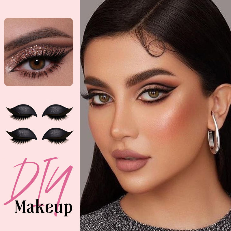 Oogschaduw wimpers make-up stickers