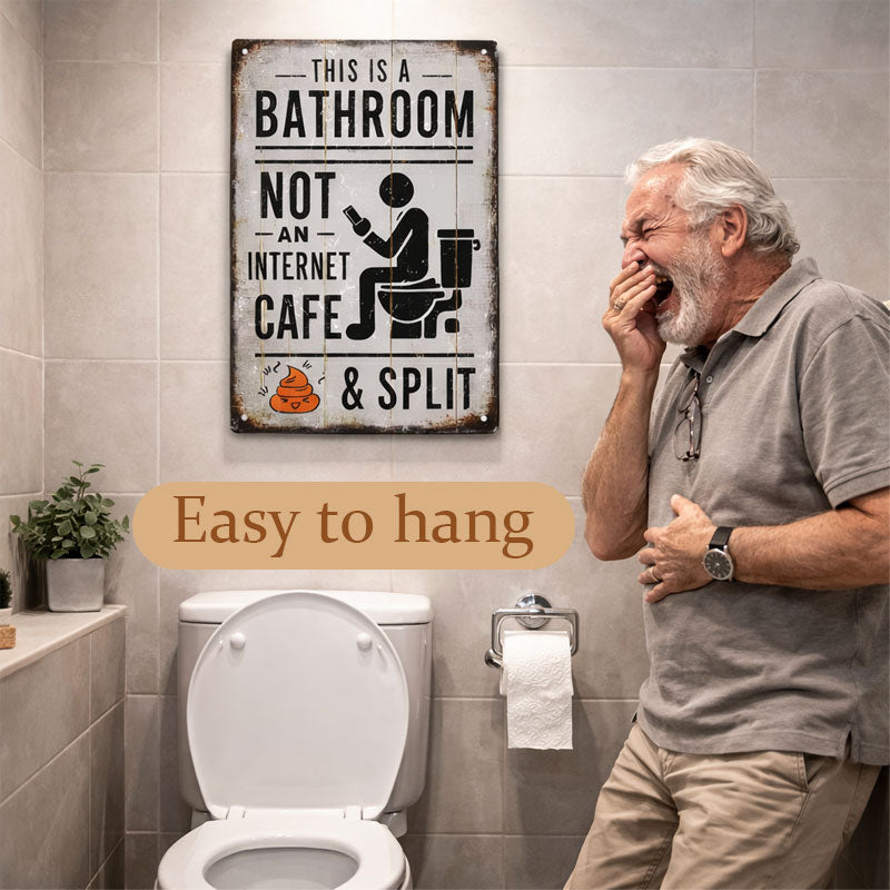 🚽 Dit is een badkamer, geen internetcafé