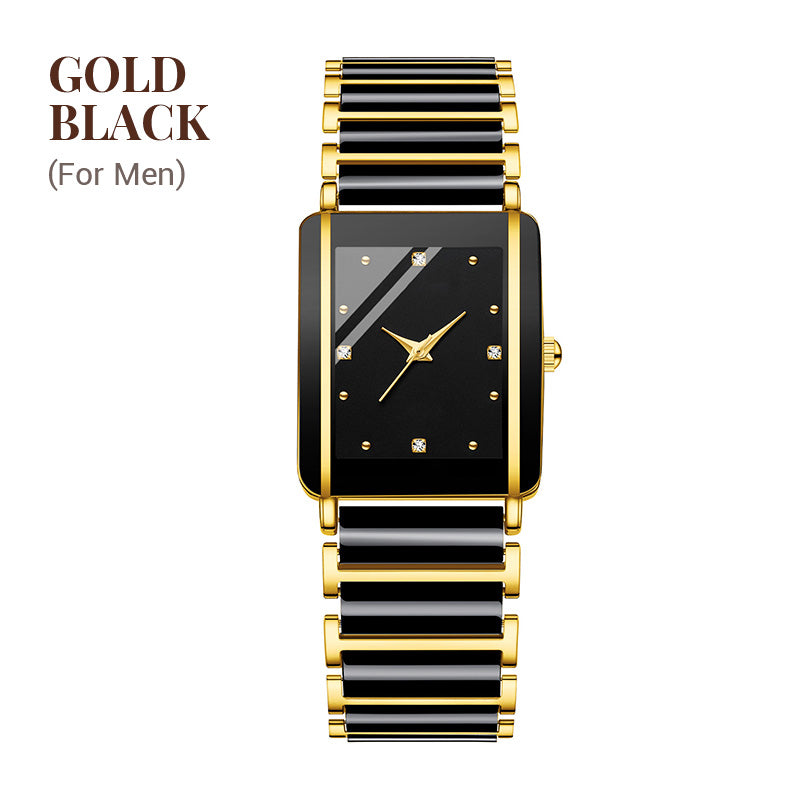 ⌚ Elegant horloge met keramische band — 3ATM waterbestendig, quartz, inclusief geschenkdoos
