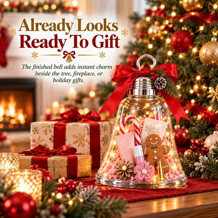 🎄🎁Zelf te maken kerstklok-cadeaudoosje