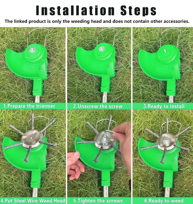 ✨👨‍🌾Vervangende kop voor grastrimmer