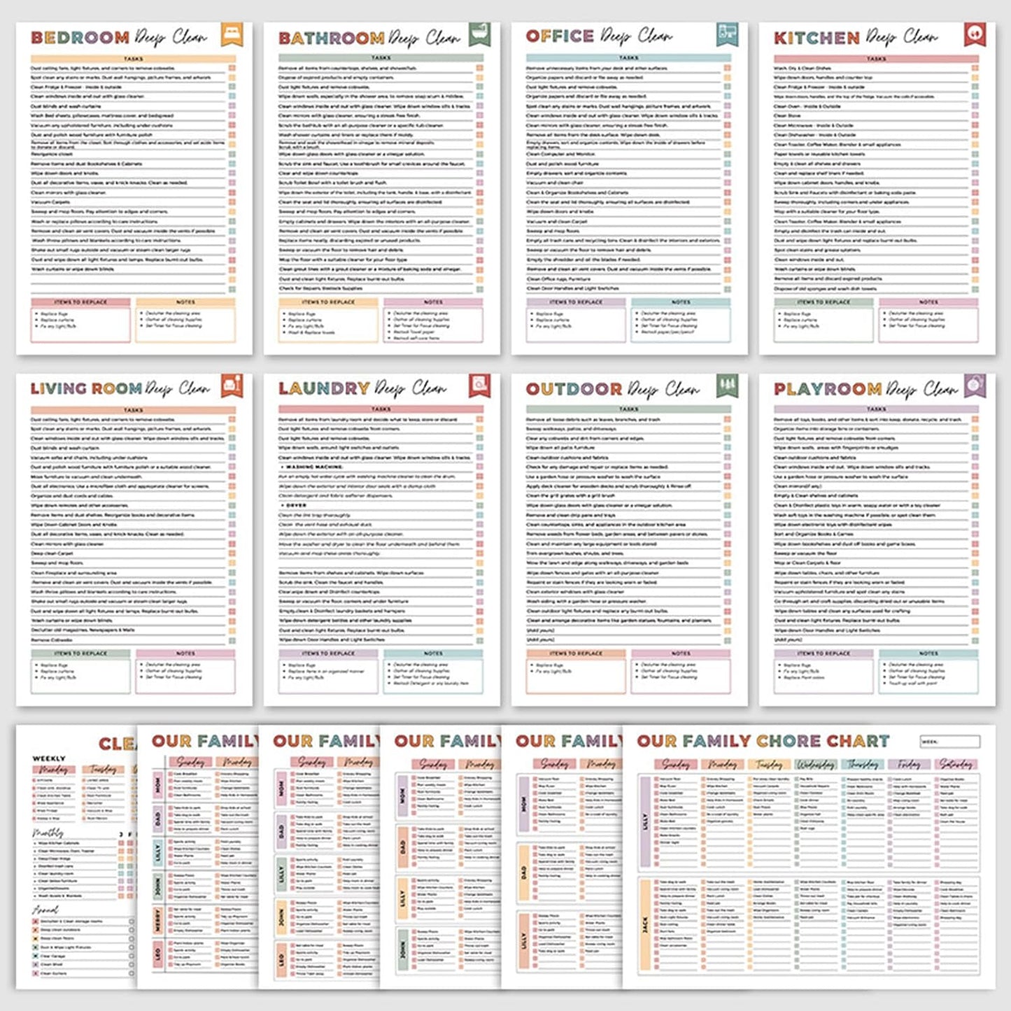 🔥🔥ADHD-toolbox voor schoonmaken en opruimen — Huishoudplanne
