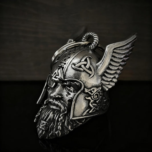 🛡️  Odin's Viking-talisman sleutelhanger beschermingsamule 🔔