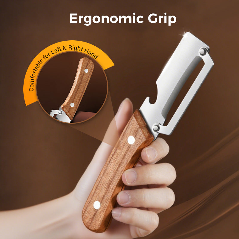 🥕 2 KOPEN, 1 GRATIS! 🔥 Multifunctionele groenteschiller voor in de keuken – roestvrijstalen mes, ergonomische handgreep en perfect voor fruit en groenten ✨